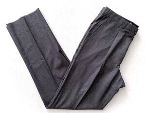 Hickey Freeman Charcoal Gray Dress Pants B Series Slack 100% Wool 40 R 40R